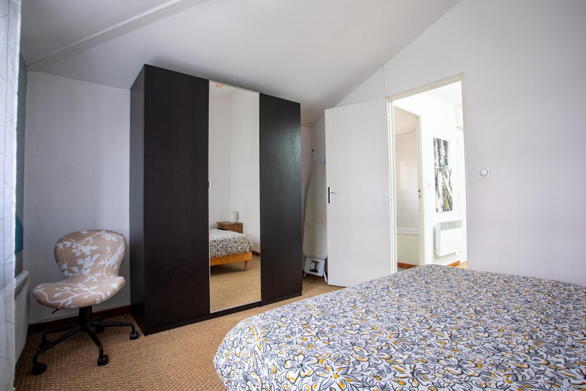 T2 Toulouse 40M2, Lit Queen Size, Climatisation, Quartier Sympa, Terrasse Buitenkant foto